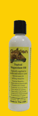 Equine Topical Magnesium Oil - 8 Oz. with Flip Top.