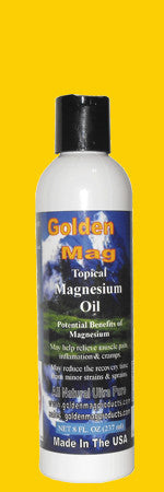 All Natural ultra Pure Topical Magnesium Oil -8 Oz. Flip Top